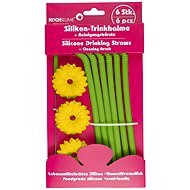 Kochblume Drinking Straw Set, 6pcs, Green - Straw