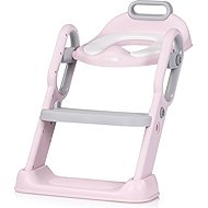 CHIPOLINO Flippy Pink Toilet Seat with Ladder - Children's toilet training seat