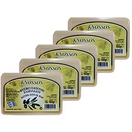 KNOSSOS Greek natural white olive soap 100 g, 5 pcs - Bar Soap