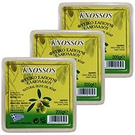 KNOSSOS Greek natural white olive soap 200 g, 3 pcs - Bar Soap