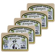 KNOSSOS Greek olive soap with donkey milk 100 g, 5 pcs - Bar Soap