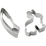 Dr. Oetker Cutters Rabbit + Rabbit Ear, 2 pcs - Cookie Cutters