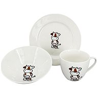By inspire Children's dining set Cow, 3 pieces - Children's Dining Set