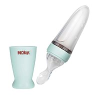 NUBY Silicone feeder, 90 ml, green - Food Pacifier