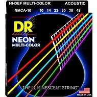 DR Strings Neon Multi-Color NMCA-10 - Struny