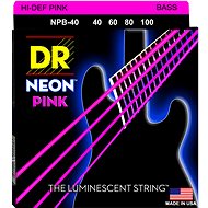 DR Strings Neon Pink NPB-40 - Strings