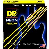 DR Strings Neon Yellow NYB-40 - Strings