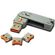 Chronos USB Lock - 4 lockable plugs for USB port incl. keys - Accessory