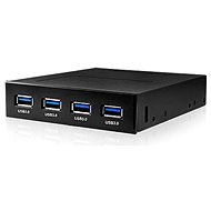 ICY BOX 3.5" Front Adapter 4x USB 3.0 - Front Panel