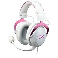 HyperX Cloud II fülhallgató fehér-rózsaszín - Fej-/fülhallgató