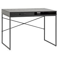 DESIGN SCANDINAVIA Seaford 110 cm, čierny - Písací stôl