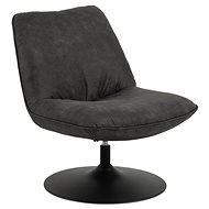 DESIGN SCANDINAVIA Nanny, tkanina, antracitové - Conference Armchair