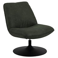 DESIGN SCANDINAVIA Nanny, tkanina, tmavě zelené - Conference Armchair