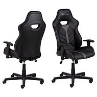 Design Scandinavia Cobblestone, synthetic leather, black/grey - Gaming Chair