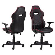 Design Scandinavia Vayne, synthetic leather, black/red - Gaming Chair