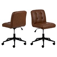 Design Scandinavia Cosmo, synthetic leather, brown - Office Chair