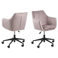 Design Scandinavia Nora, fabric, pink - Office Chair