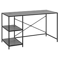 DESIGN SCANDINAVIA Seaford, 130 cm, čierny - Písací stôl