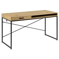 Design Scandinavia Seaford, 140 cm, oak / black - Desk