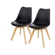 Jídelní židle SCANDINAVIA ECONOMY černá, set 2 ks - Jídelní židle
