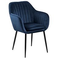Jídelní židle FUTURE COMFORT VELVET modrá - Jídelní židle