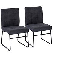 Jídelní židle NORDIC SIMPLE šedá, set 2 ks - Jídelní židle