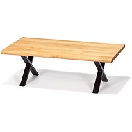 Coffee table MONTANA 130 × 70 cm, height 45 cm, base X - Coffee Table