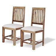  Jídelní židle RUSTIC, set 2 ks, masivní dřevo - Jídelní židle