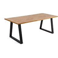 Dining table RUSTIC, 90x200 cm, oak veneer - Dining Table