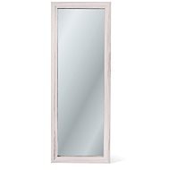 Nástěnné zrcadlo LUCAS, bílá, 124 x 47 x 2 cm - Zrcadlo