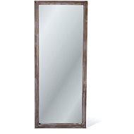 Nástěnné zrcadlo BJORN, hnědá, 148 x 60 x 4 cm - Zrcadlo