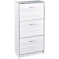 Botník SHOE CABINET výklopný, dekor bílý dub - Botník
