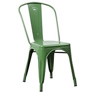 Kovová židle RELIX zelená - Jídelní židle