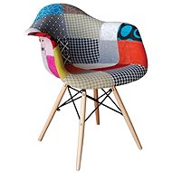 Jídelní židle ALEA set 4 ks patchwork - Jídelní židle
