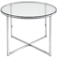 Coffee table Claire round, clear - Coffee Table