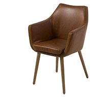 Marte Conference Chair with Armrests, Brown - Conference Chair 
