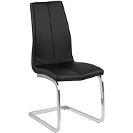 Salome Dining Chair on Spring Base (SET 2 pcs), Black - Dining Chair