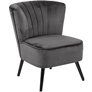 Upholstered Larken armchair, gray - Armchair