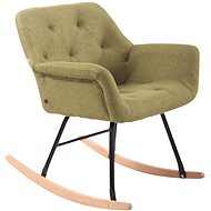 Rocking chair Giovanni textile green - Armchair