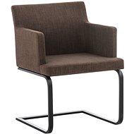 Armchair with black base Natasha 2 textile - Armchair