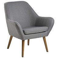 Designer retro armchair Atilla gray - Armchair
