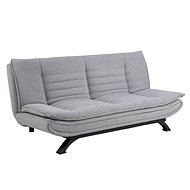 Sofa with folding backrest Sharon, 196 cm, gray - Couch
