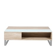 Coffee Table Keyon, 110cm, Oak/White - Coffee Table