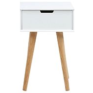Bedside Table with Marika Drawer, 63cm - Night Stand