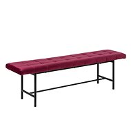 Talya bench, 160 cm, burgundy - Bench