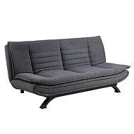 Sofa with folding backrest Sharon, 196 cm, light gray - Couch