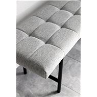 Dining bench Deph, 100 cm, gray - Bench
