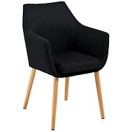 Conference Chair with Armrests Marte B Anthracite - Dining Chair