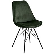 Dining chair Luis (SET 2 pcs), dark green - Dining Chair