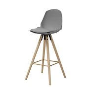 Aslo bar stool, gray - Bar Stool